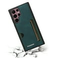 thumbnail image 6 of Feishell Slim Wallet Case for Samsung Galaxy S22 Ultra 6.8 inch, Durable Premium PU Leather Back Credit Card Holder Slot Shock-Absorbent Lightweight Ultra Thin Protective Phone Case,Green, 6 of 8