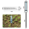 thumbnail image 3 of Rain Gauge For Outdoor Lawn Garden ToolSpiral Lawn Rain Gauge Glass Floating Rain Meter For Colorful Bar Blue 6 Inches, 3 of 6