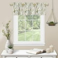 thumbnail image 2 of Kitchen Curtains Valances, Spring Flower Leaves Vintage Spring Dandelion Floral Wildflowers Short Rod Pocket Valances for Windows for Bedroom, Bathroom, 1 Panel, 54" W x 18" L, 2 of 6