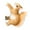 Squirrel, variant on DOLITY Animal Garden Statue Cartoon Cute Planter Hanging Pendant Ornament for Courtyard Squirrel