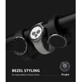 thumbnail image 2 of Ringke Bezel Styling Compatible with Samsung Galaxy Watch 4 Classic 42mm Bezel Ring Stainless Steel Adhesive Scratch Protection Cover Accessory - Silver + Black (42-85), 2 of 11