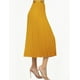 thumbnail image 2 of Falda plisada color Mostaza AMAD Casual para mujer talla S, 2 of 5