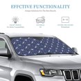 thumbnail image 3 of Fuzoiu Squirrel Flower Print Car Windshield Sunshade,Foldable Reflective Sun Visor,Windshield Sun Shade,UV Rays Sun Visor Shade,Auto Front Sun Shield Shade-Small, 3 of 8