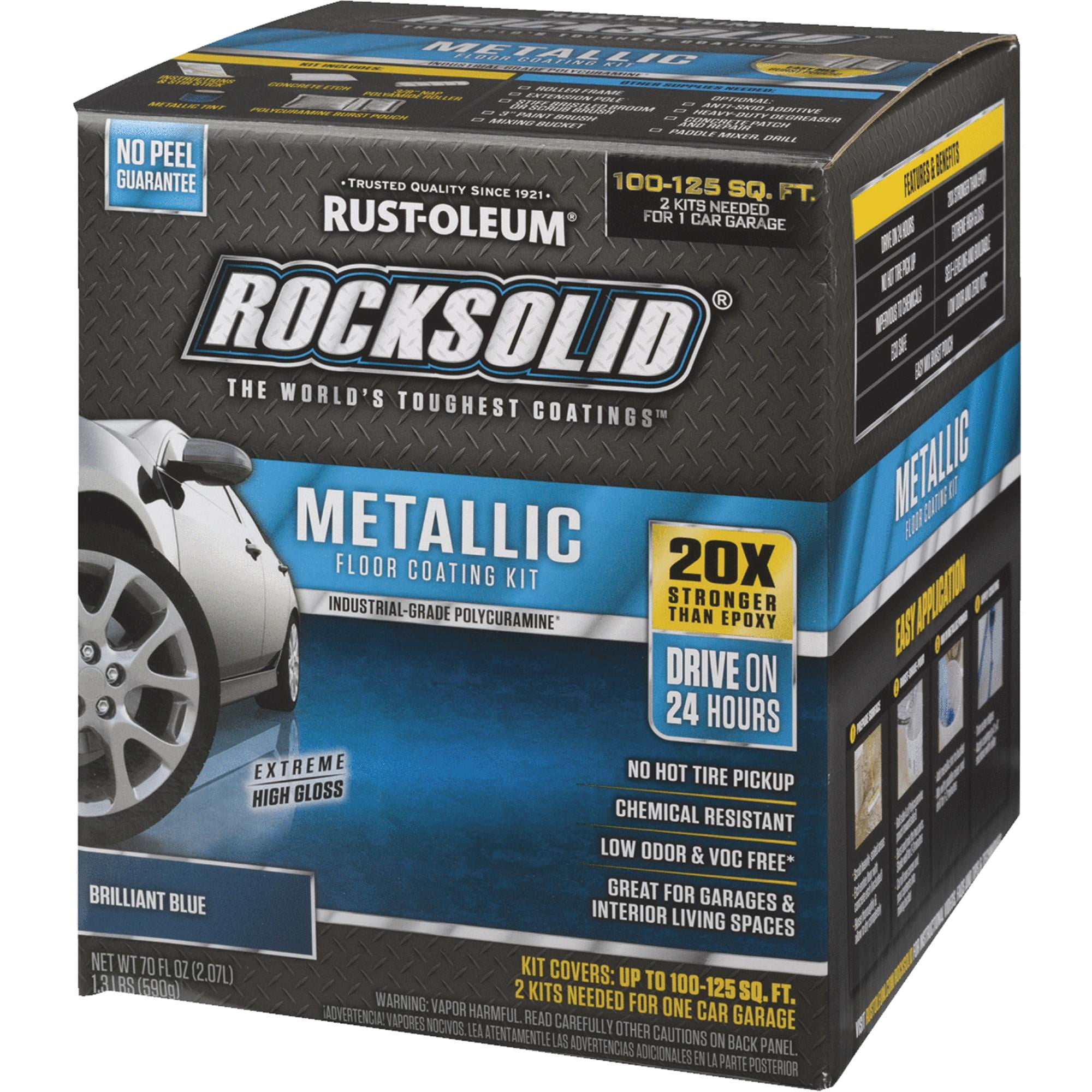 RustOleum RockSolid Metallic Floor Coating Kit