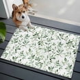 thumbnail image 4 of Sage Green Leaf Large Area Rugs for Bedroom Living Room, Non Slip Carpet Bedside Rug, Country Eucalyptus Nature Plant Branch Rectangular Floor Cover Kitchen Accent Rug 2'x3' for Dining Room/Office, 4 of 9