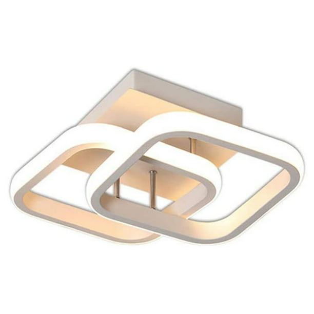 Luces De Techo Luces de pasillo LED modernas de techo para la iluminación del balcón del pasillo de la sala de estar (F-light + luz cálida) Blanco Sywqhk Para estrenar