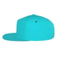thumbnail image 3 of Haiem Aqua Classic Snapback Cap Flat Bill Hat Baseball Cap Adjustable Size Cotton Dad Hat, 3 of 9