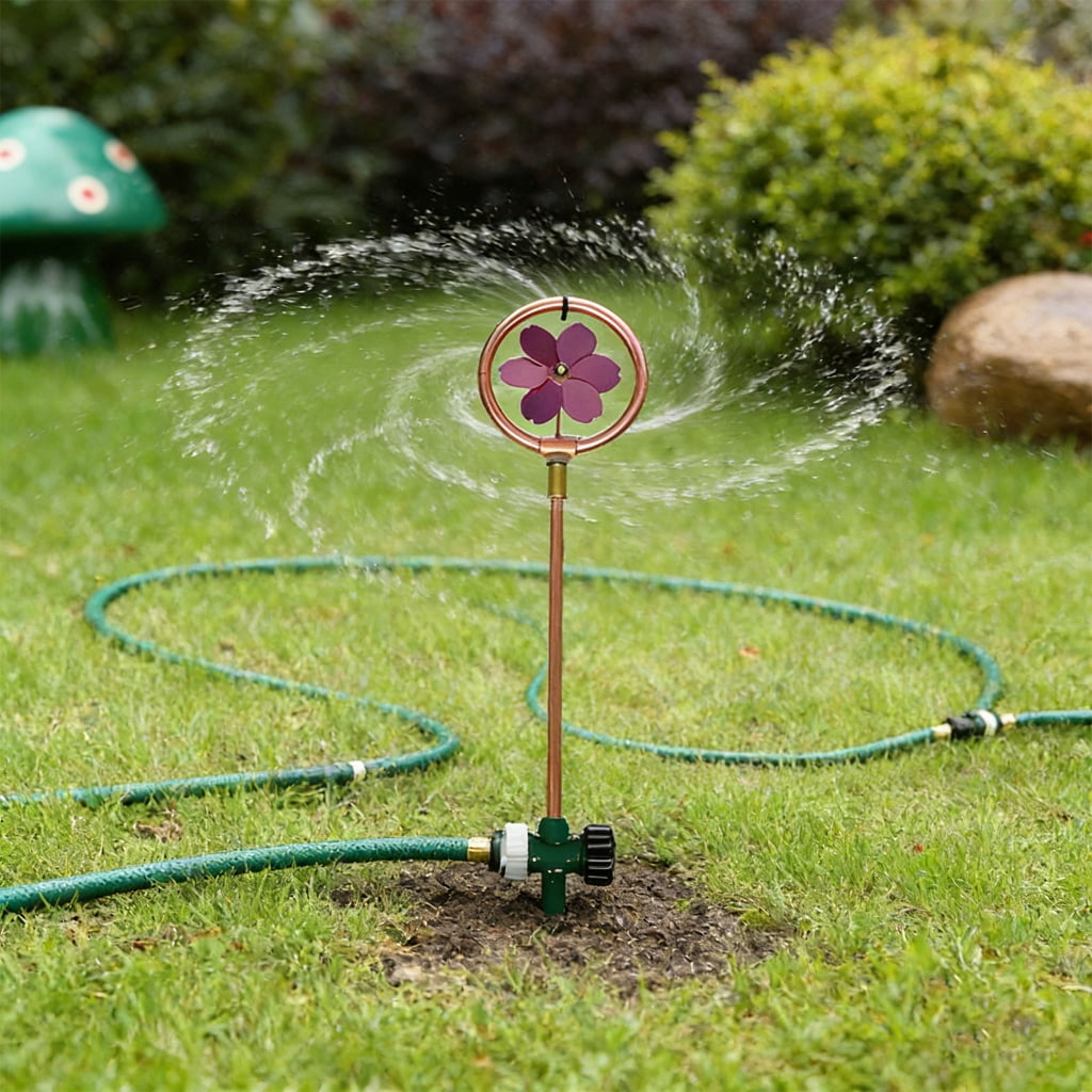 Whimsical Dancing Flower Whirling Sprinkler for Versatile Yard and Farm Use with Easy Installation Plant Irrigation