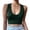 Green, variant on Tank Tops For Women Fashionable Umbilical Underwear Deep V Neck Vest Cool Summer Camisole Umbilical Camisole Leisure Rose Gold Tee