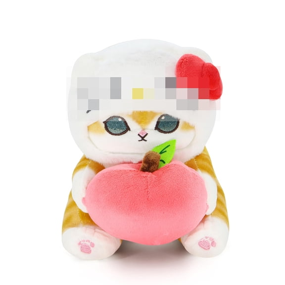 Kawaii Shark Cat Plush Toy Stuffed Animal Doll, Soft Pillow for Boys & Girls (Cat-A, 20cm/7.8in)