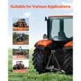thumbnail image 4 of KFFKFF 3-Point Hitch Receiver with 2-Inch Receiver, Quick Hitch Attachment, 6,000 lbs Load Capacity, Durable Tractor Tow Drawbar Adapter, Compatible with Various Tractor Models, 4 of 9