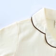 thumbnail image 7 of Zpanxa Baby Girl Clothes Outfits, Toddler Baby Kids Winter Boys Girls Solid Color Long Sleeved Home Wear Nightwear Suit Beige 4-5 Years, 7 of 7