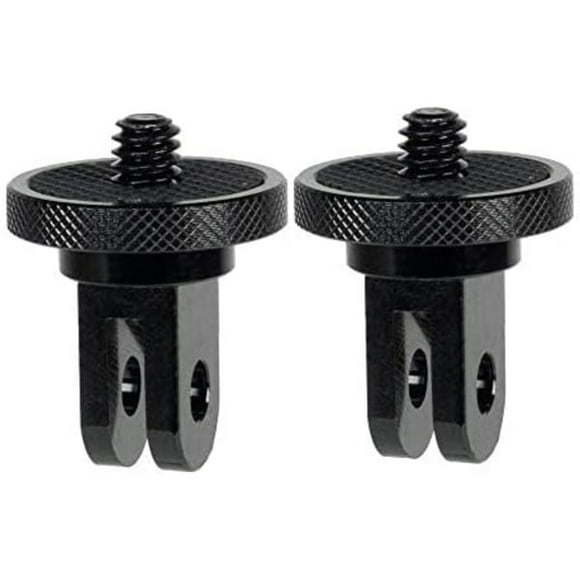 Camera Mount Adapter 1/4\" -20 Conversion Adapter Tripod Mount for Aluminum Metal - Mount Your Camera to Any GoPro Mount, 2-Pack