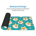 thumbnail image 3 of Rocae Cute Shiba1 for Gaming Mouse Pad, Mouse Pad Large, Office Computer Keyboard Mousepad, Keyboard and Mouse Pad with Stitched Edges,31.5 x 11.8 in, 3 of 5