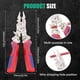 thumbnail image 5 of 13-in-1 Foldable Electrician Pliers with Voltage Tester, Multi-function Adjustable Wire Stripper Repair Tool for Cutting, Crimping and Pulling, 5 of 5