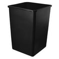 thumbnail image 3 of 140 Qt. 35 Gallon 132 Liters Black Square Trash Can. Kitchen Garbage Can Recycle Bin Trash Can Outdoor, 3 of 5