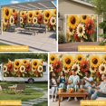 thumbnail image 6 of Garage Door Cover Banner 7 x 16 FT, Garage Door Curtains Backdrop with Grommets for Indoor Outdoor Wall Party Porch Yard Decorations Background, 6 of 9