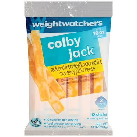 Weight Watchers Reduced Fat Colby & Monterey Jack Cheese Sticks, 12 count, 10 oz
