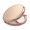 Rose Gold, variant on Soumake Portable Solid Color Metal Round Case Double-Side Pop-Up Pocket Makeup Mirror