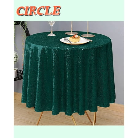 

Glitter Sparkly Iridescent Shimmer for Round Table Cloth