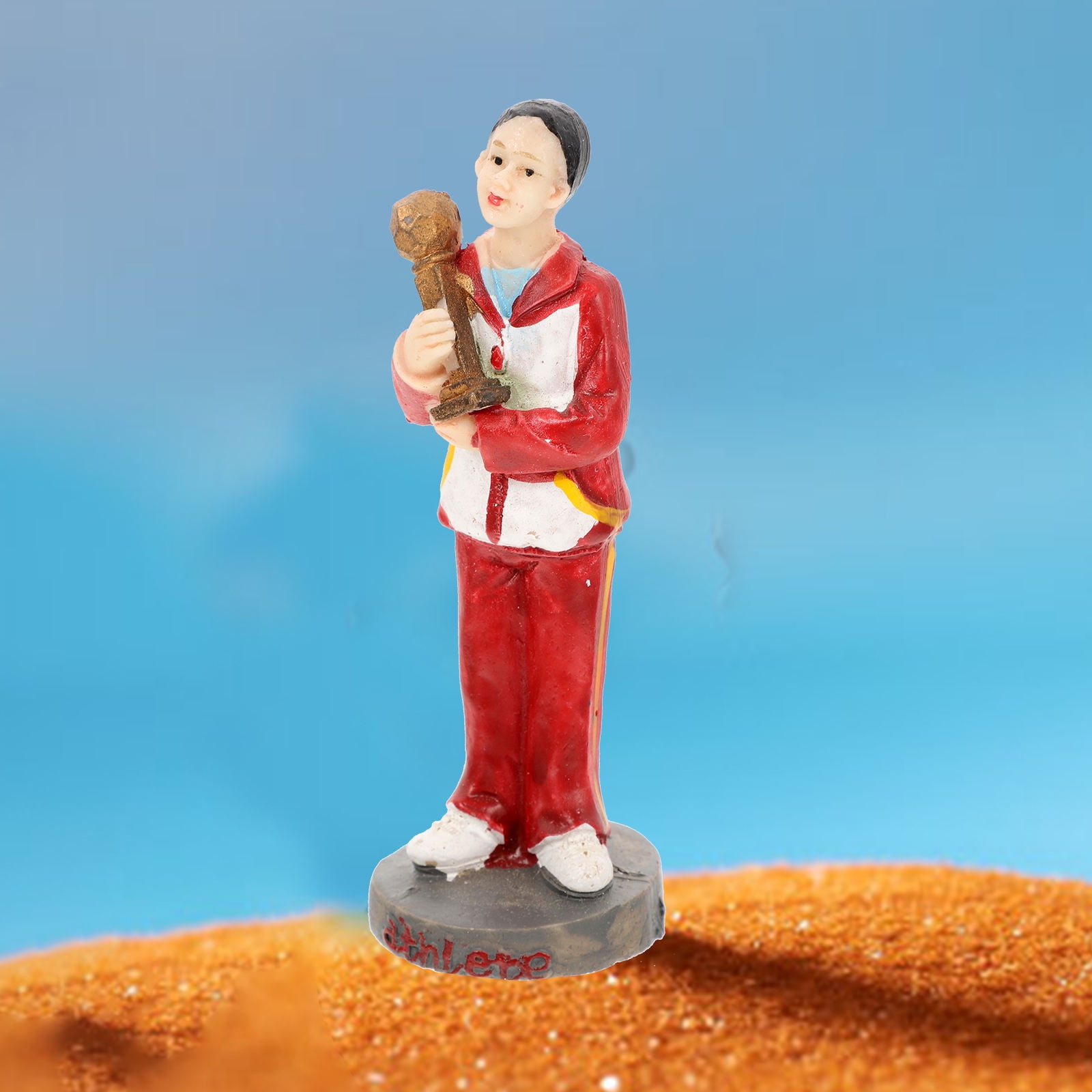FOLOYORI 7Pcs Mini People Figurines for Miniature Scene Creation Role Play and Tabletop Ornament present