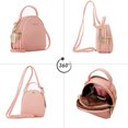 thumbnail image 3 of Mini mochila para mujer, bolso mensajero, bolso de mano, 3 of 6