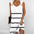 thumbnail image 2 of Dresses for Women 2026 Plus Size Comfort Printed Sleeveless V-Neck Dress, 2 of 5