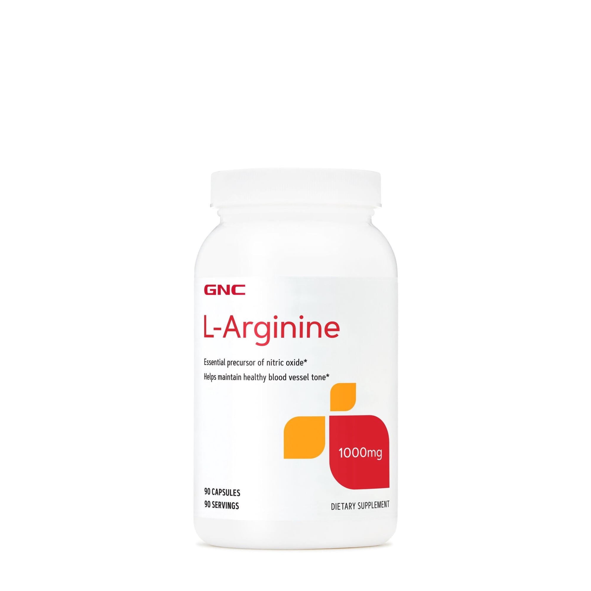 GNC L-Arginine 1000mg, 90 Capsules (90 Servings)