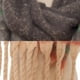 thumbnail image 3 of Bufanda cálida para mujer, chal colorido, suave, cómodo y elegante para clima frío, bufanda de jacquard, borlas de cola de cerdo, 3 of 5