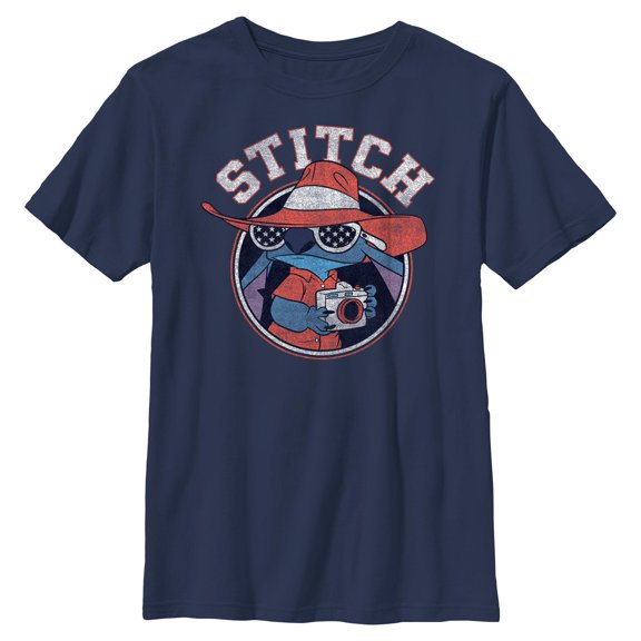 Boys Lilo & Stitch Alien Loves Hats T Shirt