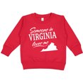 thumbnail image 2 of Inktastic Someone in Virginia Loves Me Toddler Sweatshirt, 2 of 4