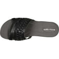 thumbnail image 4 of Women's Easy Spirit Linley3 Slide Black/Charcoal Burnished PU 6 M, 4 of 5