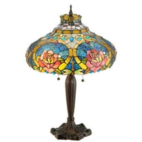 Meyda 26-inch Dragonfly Rose Table Lamp - 26
