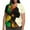 #2-Multicolor, variant on Otvok Women Plus Size Tee Tops Fashion Casual Printing Shirts Short Sleeve Loose Round Neck Tunic Blouse