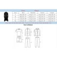 thumbnail image 3 of Fgnfyis Mens Jacket Fashion Court Retro Dress Punk Tuxedo Tailcoat Gothic Stand Collar Coats for Men Black XL, 3 of 8