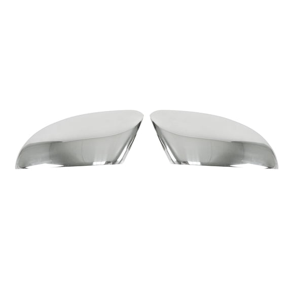 Side Mirror Cover Caps Fits VW Beetle 2012-2019 Stainless Steel Silver 2 Pcs