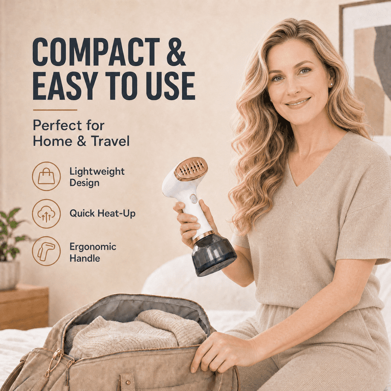 Amumu Handheld Garment Steamer, 1200W photo 3