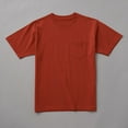 thumbnail image 3 of Dpytoraw 2025 Men's Pocket T Shirt Cloth Patch Bag Short Sleeve Round Neck T Shirt Party Solid Color Pocket T Shirt Athletic T-Shirts Men Brick Red M, 3 of 3
