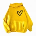 thumbnail image 4 of Godom Women's Casual Hoodies Long Sleeve Sweatshirts Cowl Neck Drawstring Hooded Pullover Top with Pockets, 4 of 5