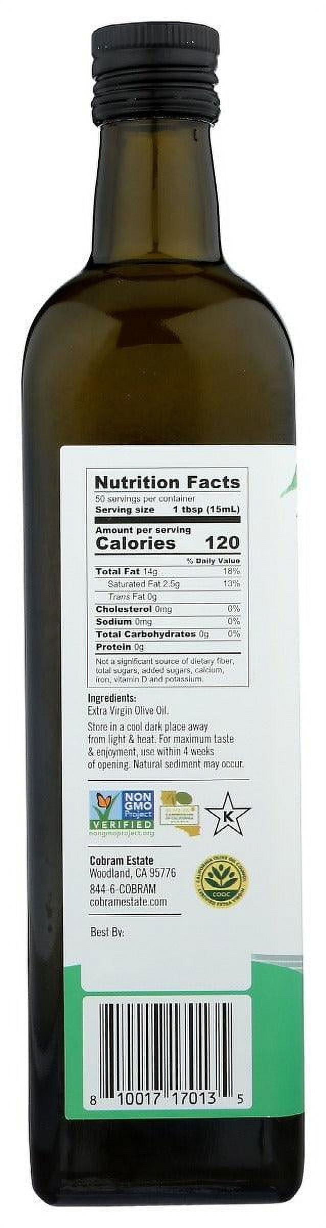 Cobram Estate: Mild 100 Percent California Extra Virgin Olive Oil, 750 Ml Pack Of 6