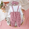 thumbnail image 5 of HCNTES Baby Girl Clothes Winter 1 3 6 9 12 18 Months Baby Girl Clothing Baby Girl Clothes Long Sleeve Romper Set Floral Outfits, 5 of 6