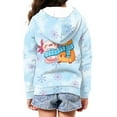 thumbnail image 4 of Uourmeti Snowflake Cute Capybara Axolotl Youth Athletic Sweatshirt Zip Up Hooded Long Sleeve with Pockets Sports Jacket for Gym Size 6-9, 4 of 7