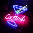 thumbnail image 3 of Baohd LED Neon Signs Cocktail Wall Decors Man Cave Pub Neon Light Sign, 3 of 9