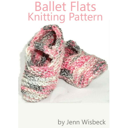 Ballet Flats Baby Knitting Pattern - eBook