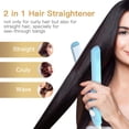thumbnail image 4 of LHCER 2-in-1 Hair Straightener, 30s Temperature Rising Fast Heating Hair Straightener Blue, 4 of 9