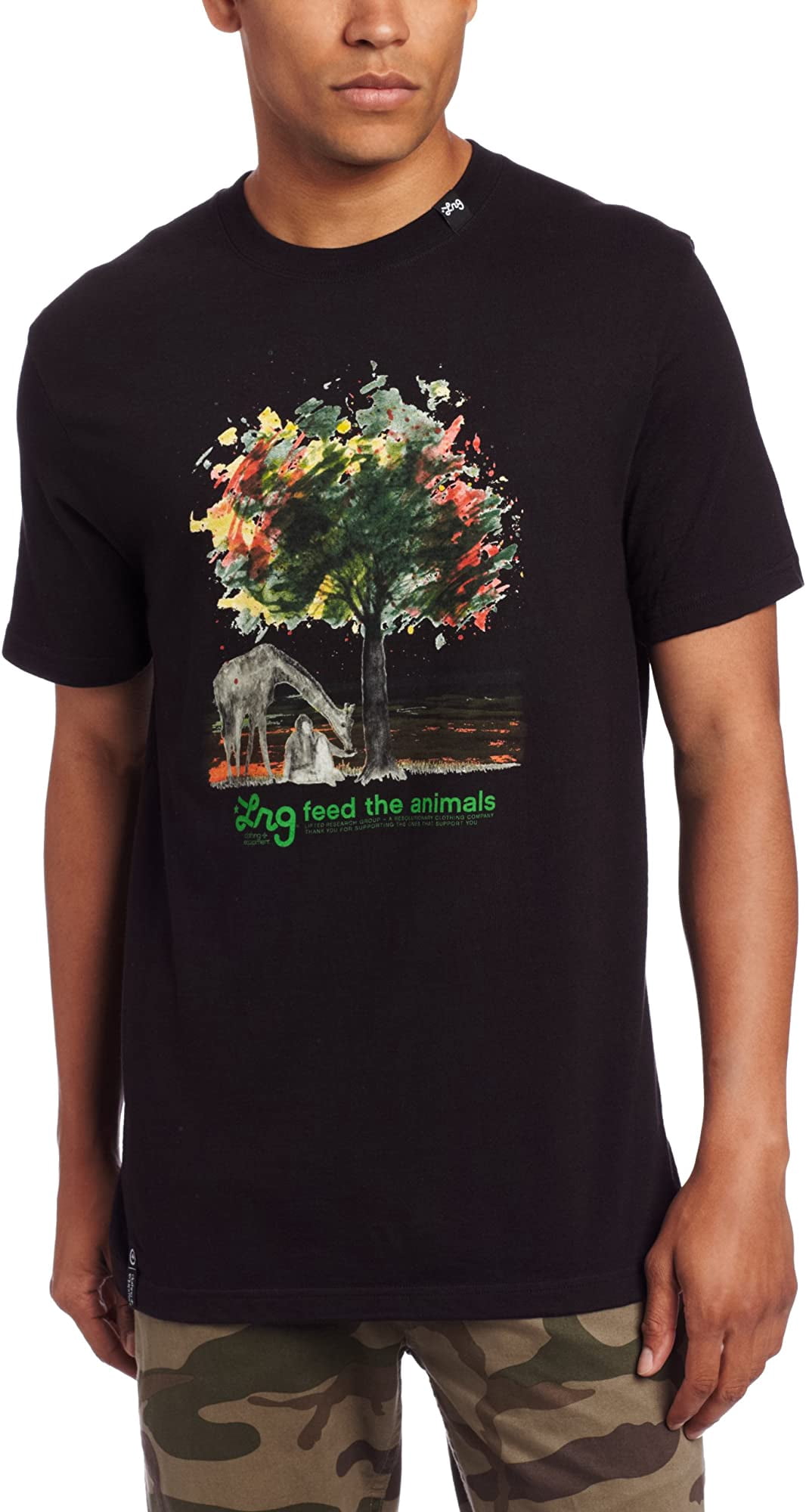 LRG Mens Feed The Animal Long Sleeve T 