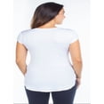 thumbnail image 2 of Playera Maternidad Cómoda Ropa Embarazo Playera Hecho Con Amor Mujer Casual Color Blanco, 2 of 5