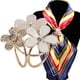 thumbnail image 4 of 2 piezas mujeres niñas bufanda anillos elegante strass hebilla titular joyería jinwen Bufanda Anillos, 4 of 8