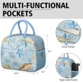 thumbnail image 6 of Lunch Bag Lunch Box for Women Reusable Insulated Lunch Bags,Water-Resistant Rustic Beach Theme-starfish Shell (51) Cooler Lunch Tote Bag, Large Capacity for Work Travel Picnic, 6 of 6