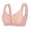 CBY82-Pink, variant on Posy Bras For Older Women Front Closure Button Down No Underwire Plus Size Push Up Bra Comfy Supportive Everyday Bras For Senior Pink 46